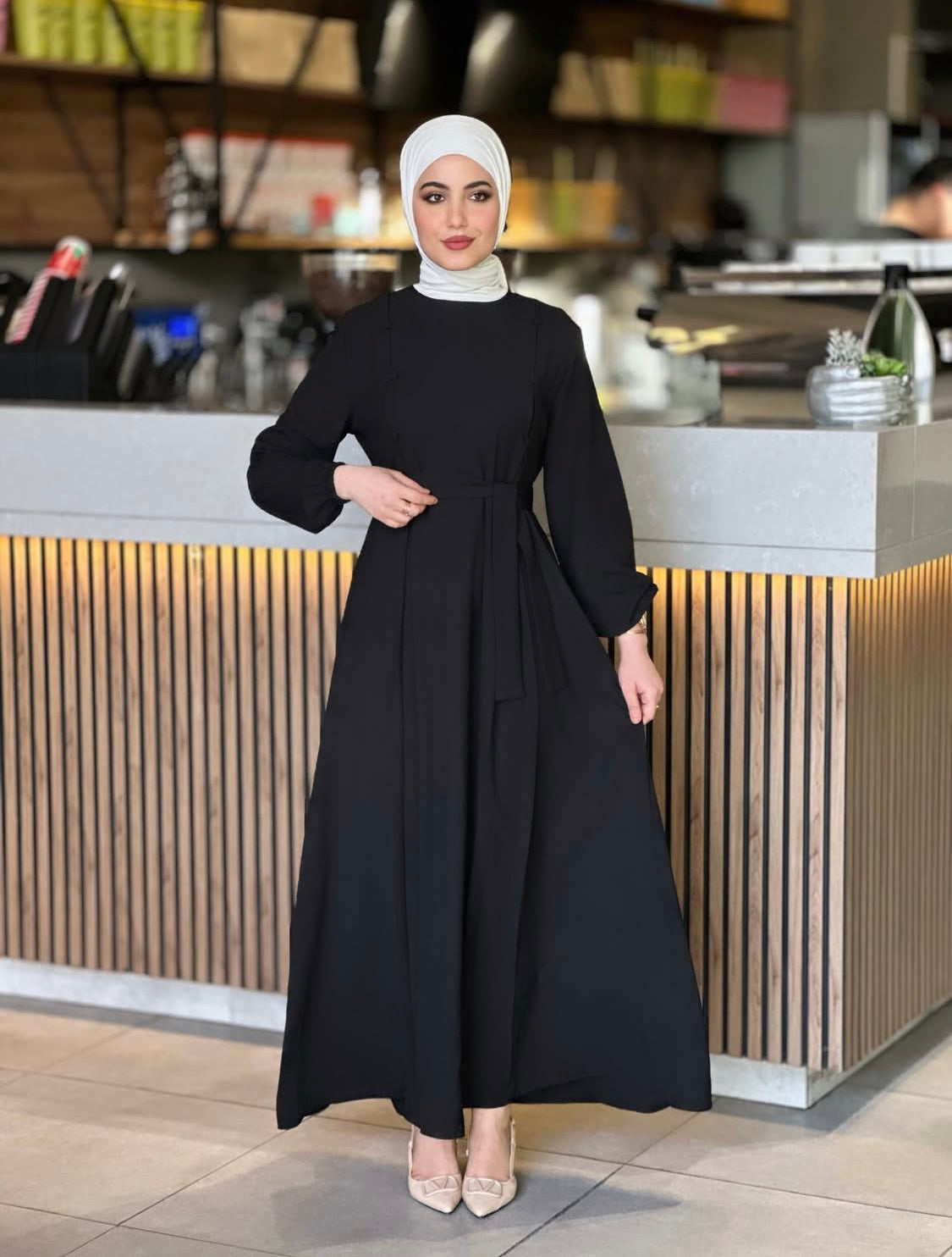 Robe en crêpe de la saison